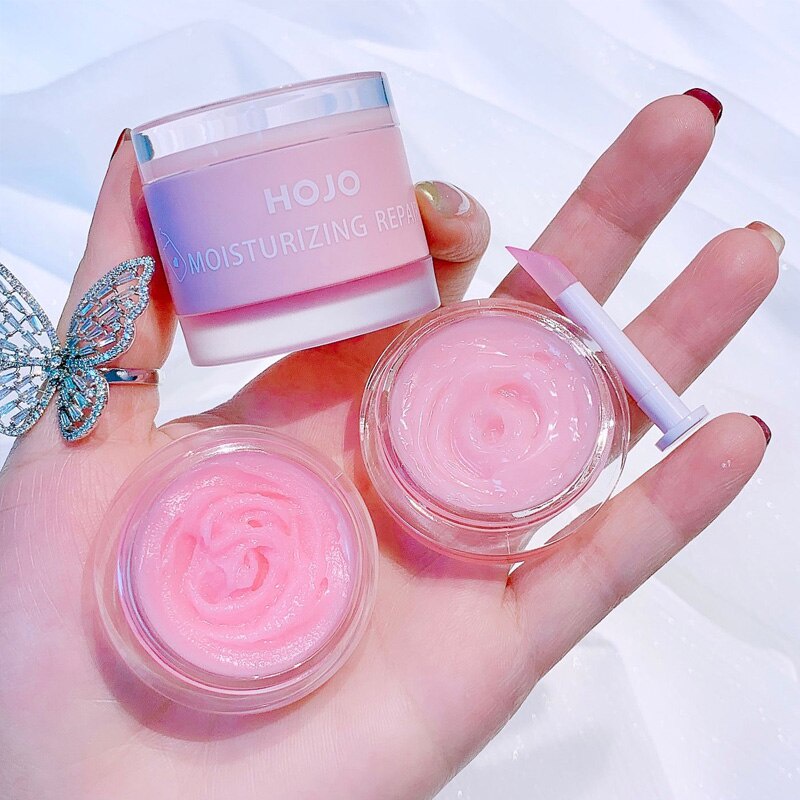 Mặt nạ môi dưỡng ẩm tẩy tế bào chết làm sáng da HOJO