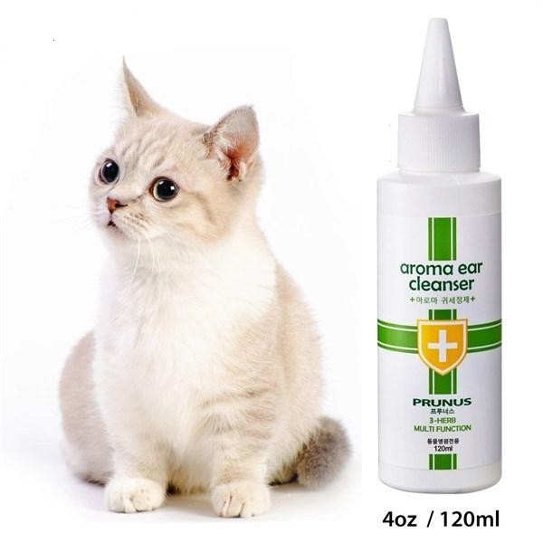  Dung Dịch rửa tai, vệ sinh tai chó mèo Aroma Ear Cleaner Hàn Quốc 120ml