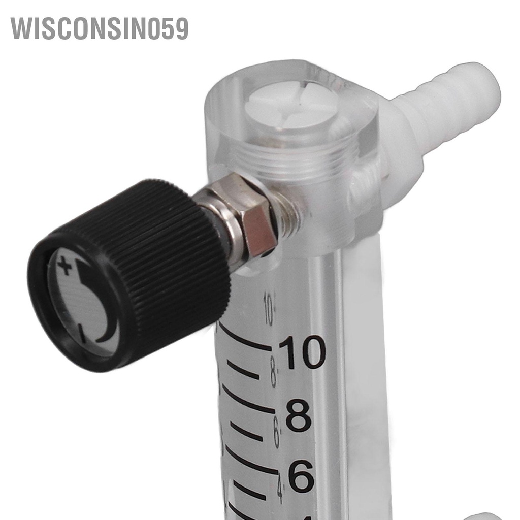 Đồng hồ đo lưu lượng khí bảng điều chỉnh 0-10LPM 【Wisconsin059】