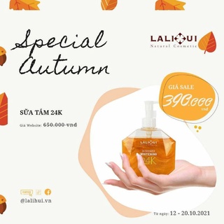 Sữa Tắm Bụi Vàng 24K Lalihui