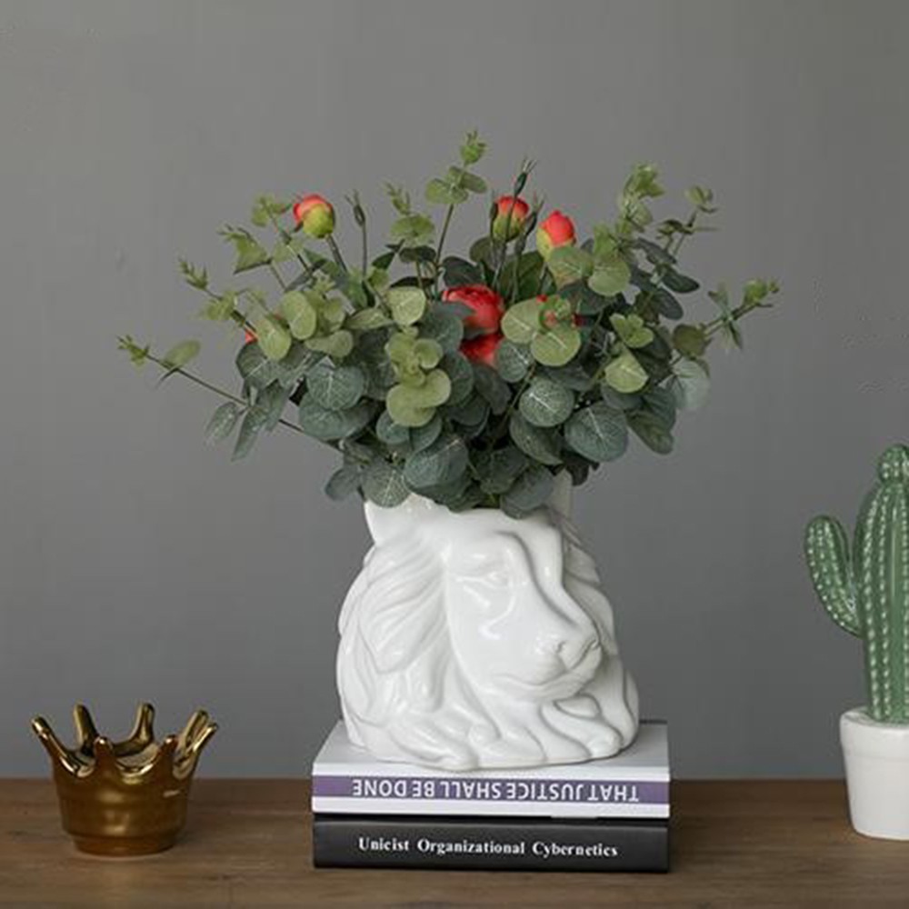 1 Bó 4 Cành Cây Bạch Đàn Nhân Tạo Trang Trí Nhà Cửa|Lá Đồng Tiền Tài Lộc Trang Trí Nhà Cửa