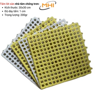 Combo 11 Tấm Lót Sàn Nhựa nhà Vệ Sinh Nguyên Khối Việt Nam Xuất Khẩu . Vỉ Lót Sàn nhựa Nhà Tắm