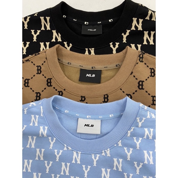 Áo sweater mono diamond unisex nỉ da cá Hàn Quốc chính hãng