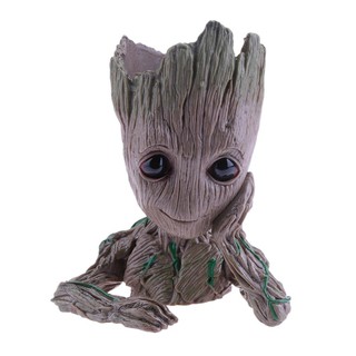 Chậu trồng cây thiết kế hình nhân vật Groot dễ thương