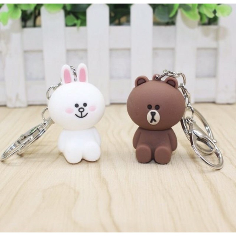 Móc khoá hình gấu Brown , Thỏ Cony