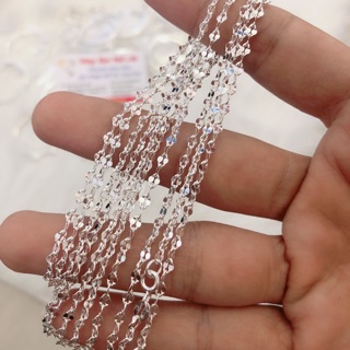 Dây chuyền bạc cho bé gái từ sơ sinh đến 6 tuổi