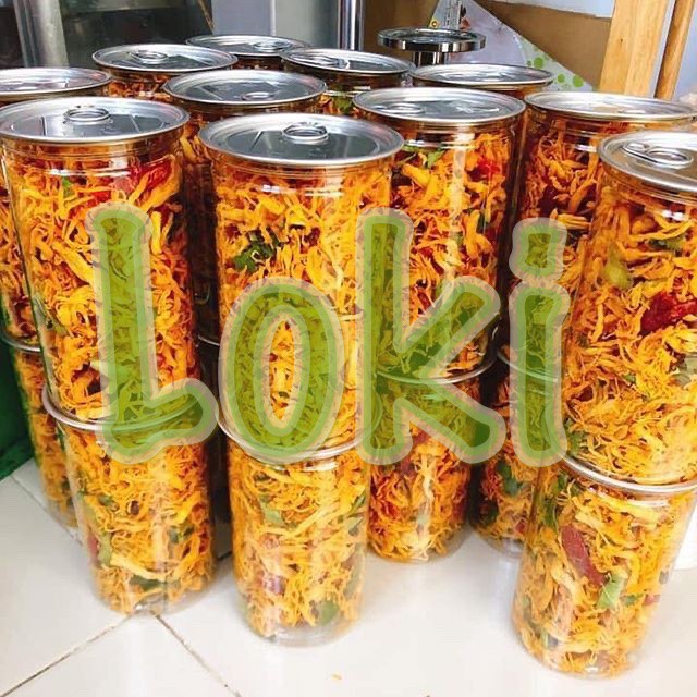 1 LON KHÔ GÀ LÁ CHANH 300g - Đồ ăn vặt bán chạy | BigBuy360 - bigbuy360.vn