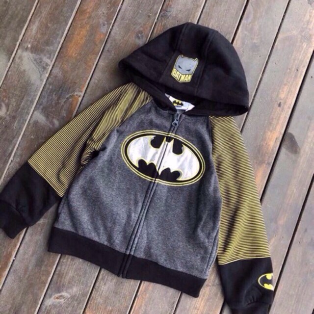 Áo khoác nỉ Batman cho bé trai