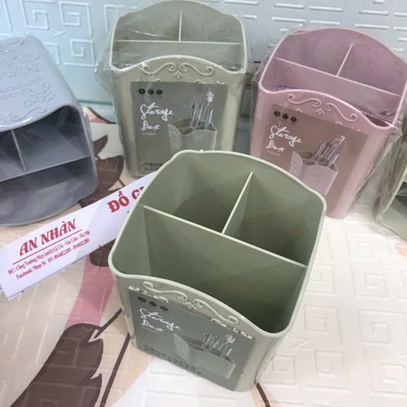 Hộp cắm bút để bàn đa năng- tiện ích siêu xinh