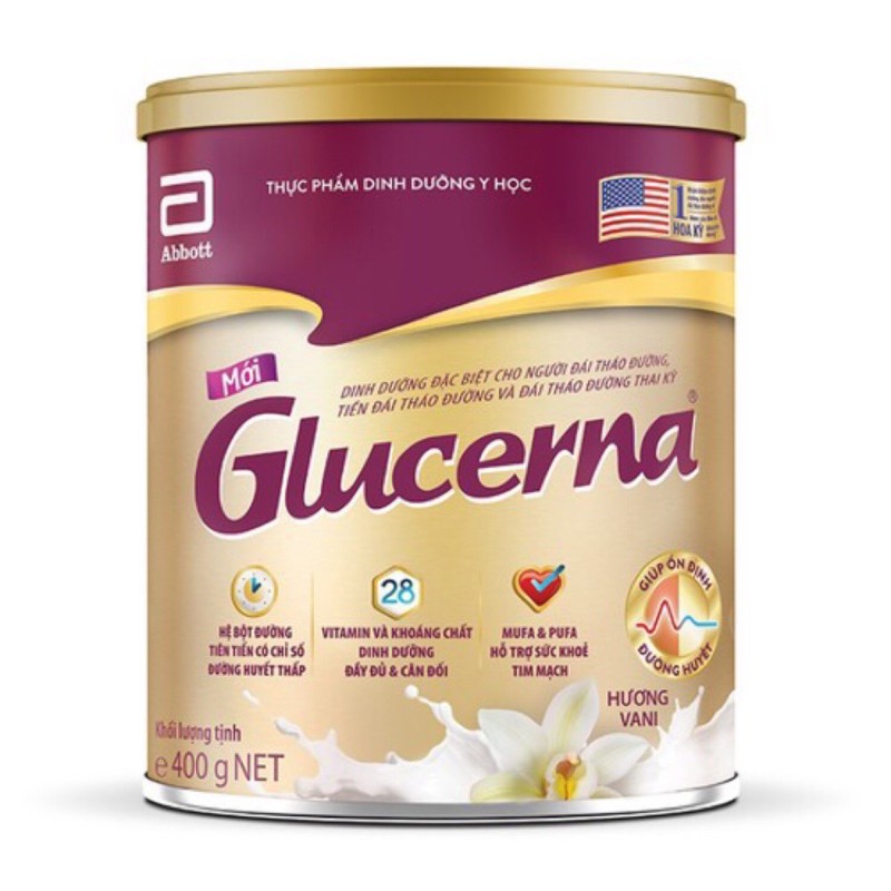 Glucerna Vani 400g ( Sữa tiểu đường )