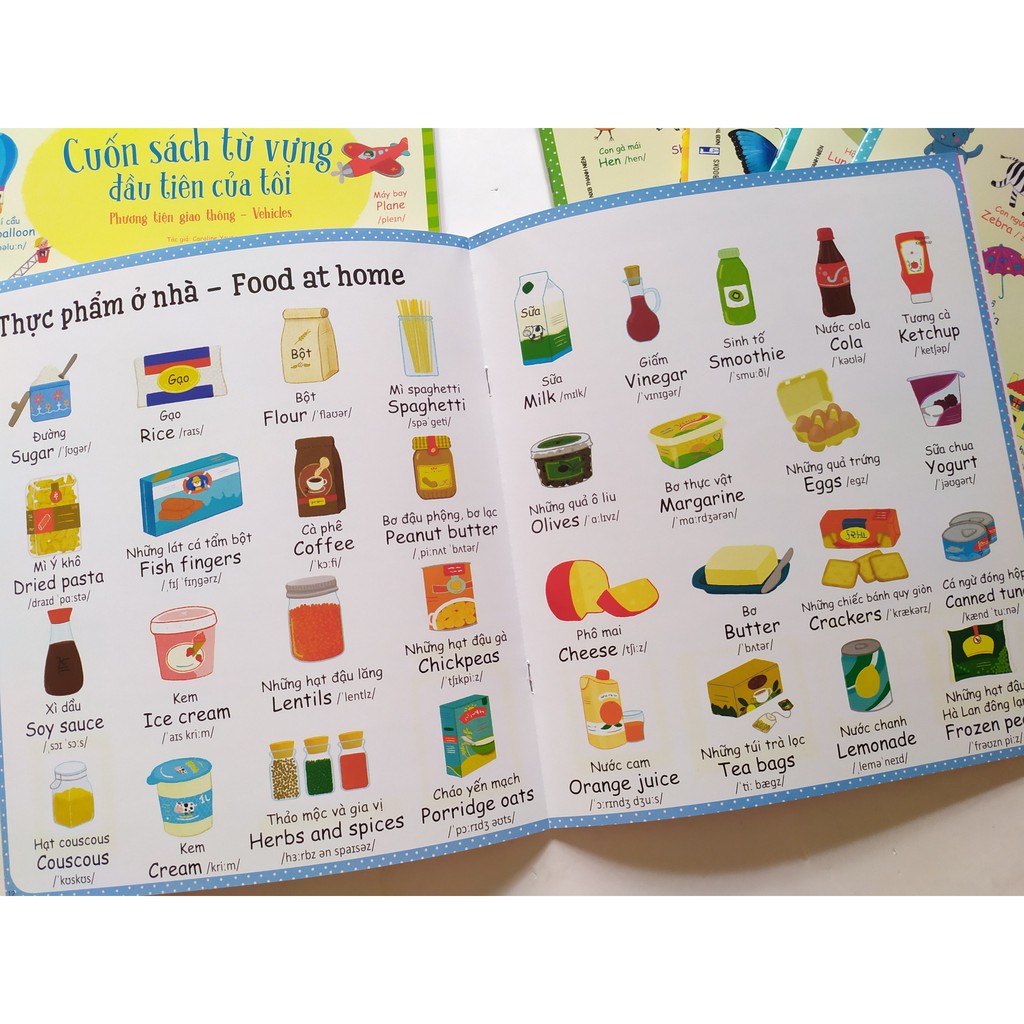 Sách Song Ngữ - My First Word Book - Cuốn Sách Từ Vựng Đầu Tiên Của Tôi - Chọn Lẻ
