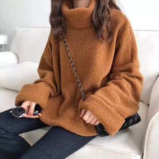 Áo len form rộng nữ