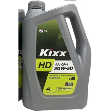 Dầu động cơ Kixx HD CF-4/SG 20W50 4l 18l 25l