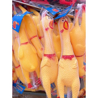 Đồ chơi gà bóp kêu loại to