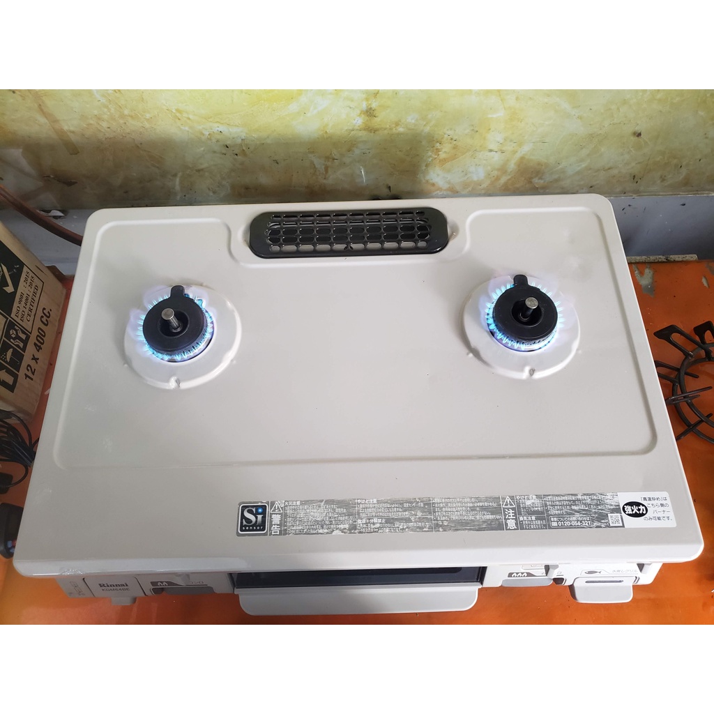 Bếp gas nội địa Nhật Rinnai KGM64BE 029650 2017 pin sạc giá2,3tr 1 đổi 1 KẾT BẠN ZALO 0909306149 GỬI HÌNH &VIDEO THỬ BẾP