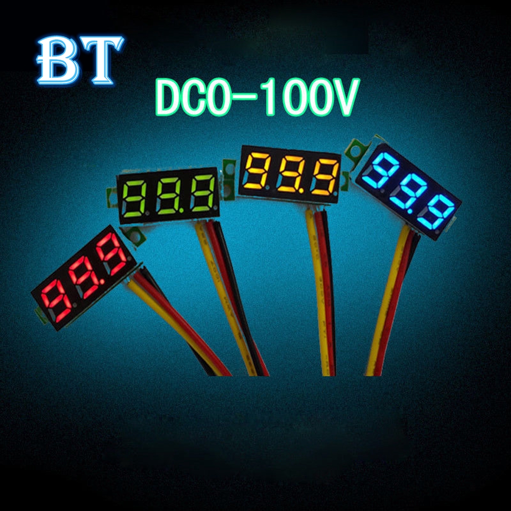 Vôn Kế Kỹ Thuật Số 0.28 Inch 3 Bit 3 Số DC 0.28 Inch LED