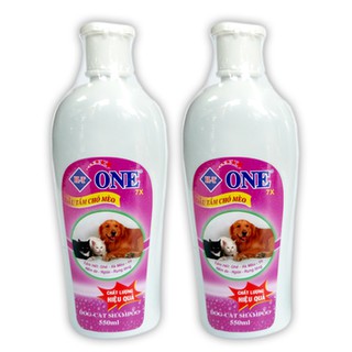SỮA TẮM CHÓ MÈO THÚ CƯNG ONE SIÊU TRỊ GẺ, NẤM, VE, BỌ CHÉT, RỤNG LÔNG MÙI CỰC THƠM