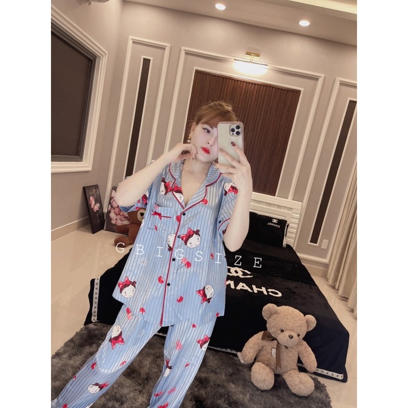 (HCM-ảnh thật) Bộ Pijama bigsize (55-75kg)