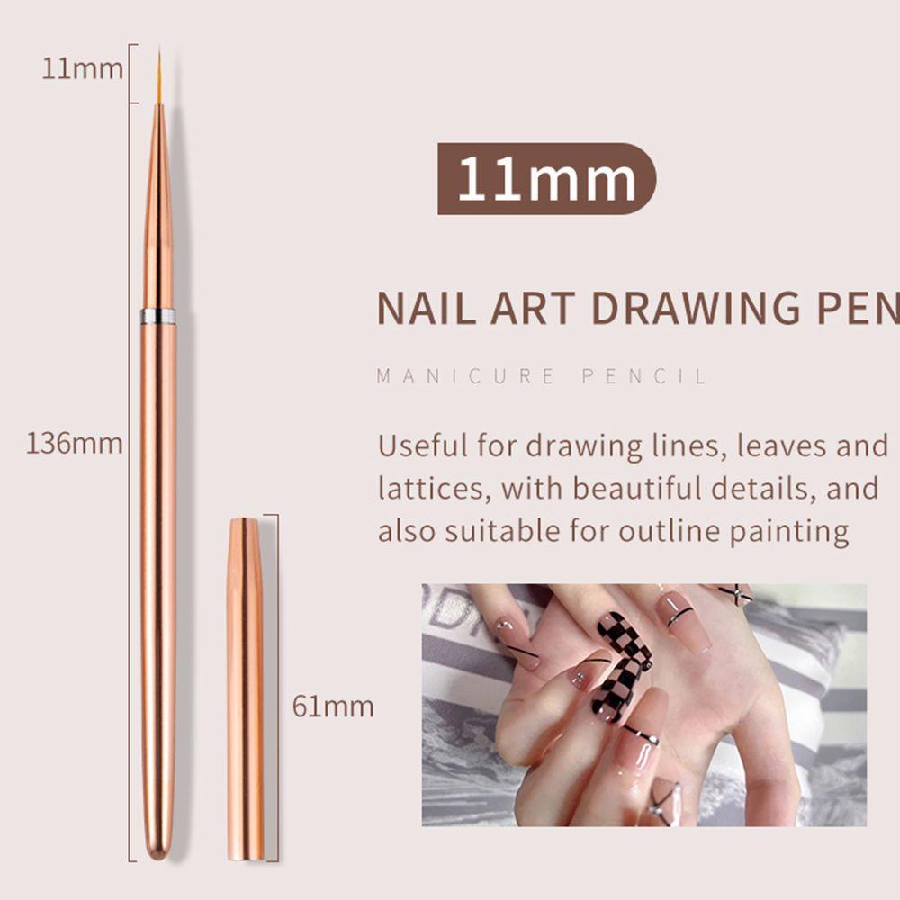 Bút Trang Trí Móng Nghệ Thuật 7 / 9 / 11mm|Cọ Vẽ Trang Trí Móng Tay Nghệ Thuật