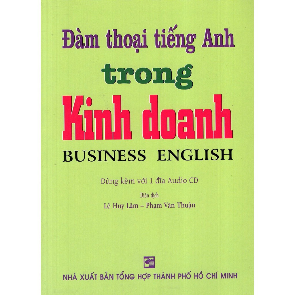 Sách - Đàm Thoại Tiếng Anh Trong Kinh Doanh - Kèm CD - NTV