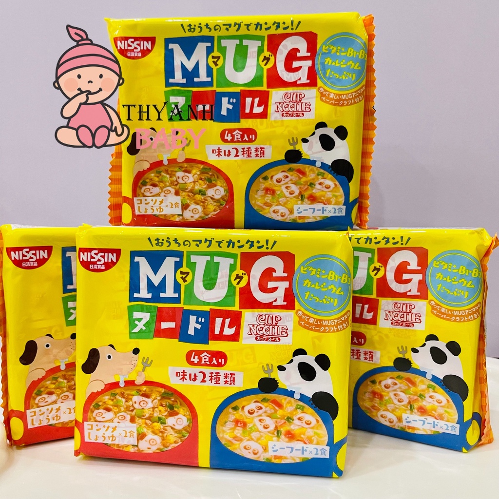 Mỳ Mug Nissin ăn liền cho bé