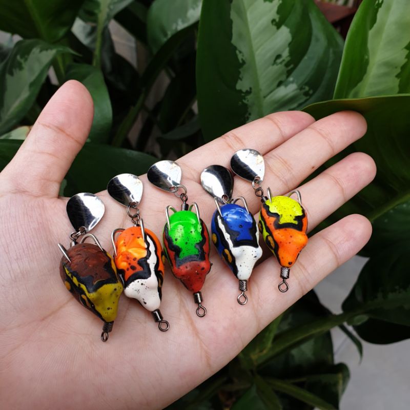 Nhái hơi HDTini , HD tini / mồi câu cá lóc / câu lure