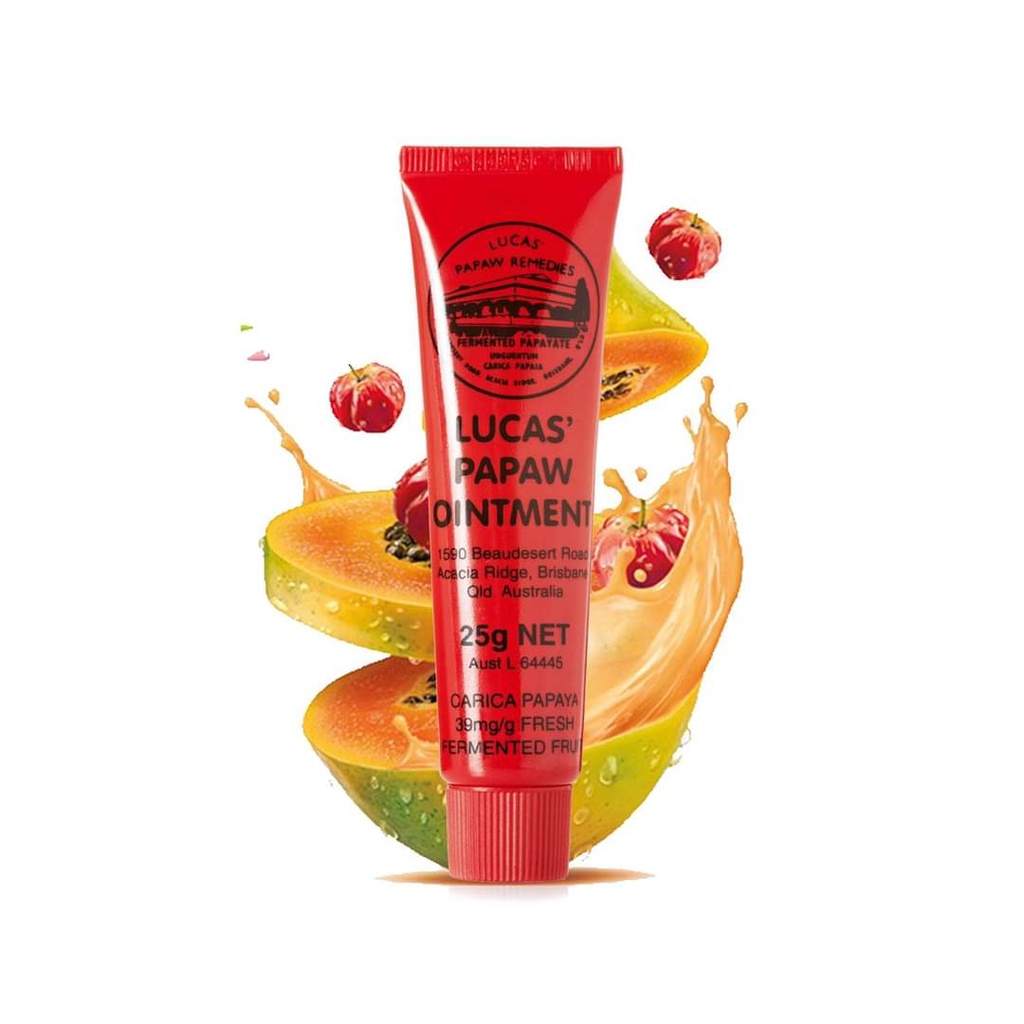 Kem Bôi Đa Năng Ngoài Da Đủ Đủ Lucas Papaw Ointment 25g Của Úc Phù Hợp Mọi Loại Da