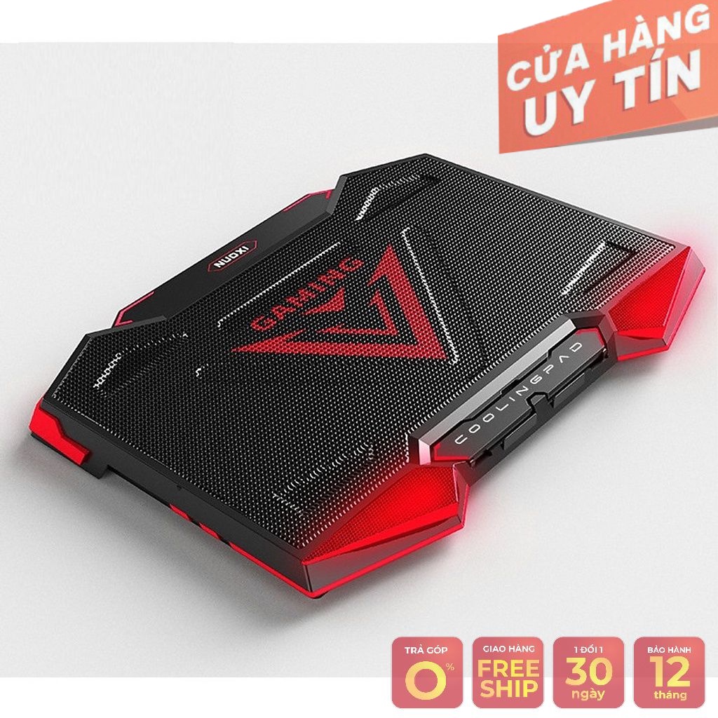 Đế Tản Nhiệt Laptop Cao Cấp Làm Mát Siêu Nhanh Với 5 Quạt Tản Nhiệt Nox