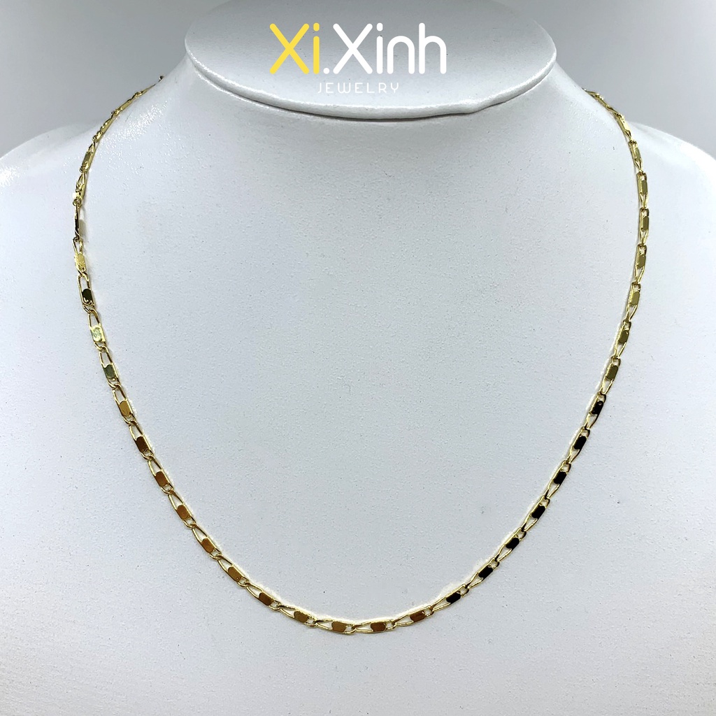 dây chuyền hoa thị xi mạ vàng - D10