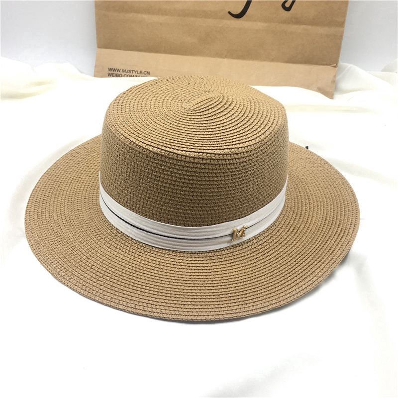 Korean style straw knitted straw hat for women