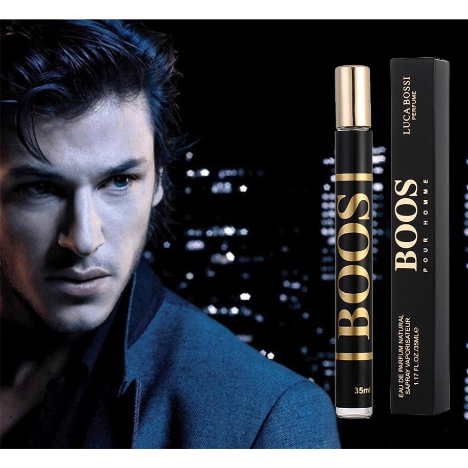 -Nuoc Hoa Nam Lucabossi BOOS Lưu Hương Lâu Dung Tích 35Ml Hương TƯƠI MÁT Giúp Bạn Tự Tin Và Nam Tính
