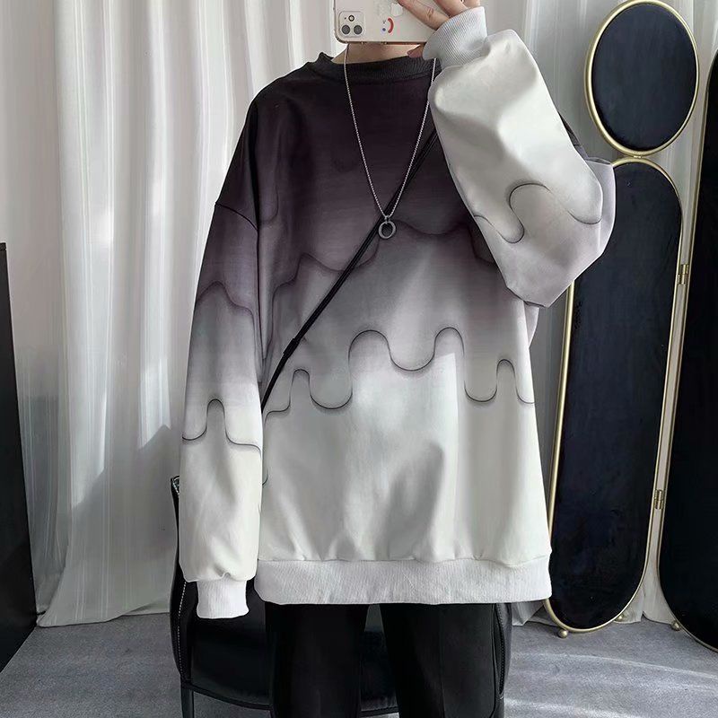 Áo khoác hoodie nhuộm màu thời trang thu đông sành điệu cho nam nữ