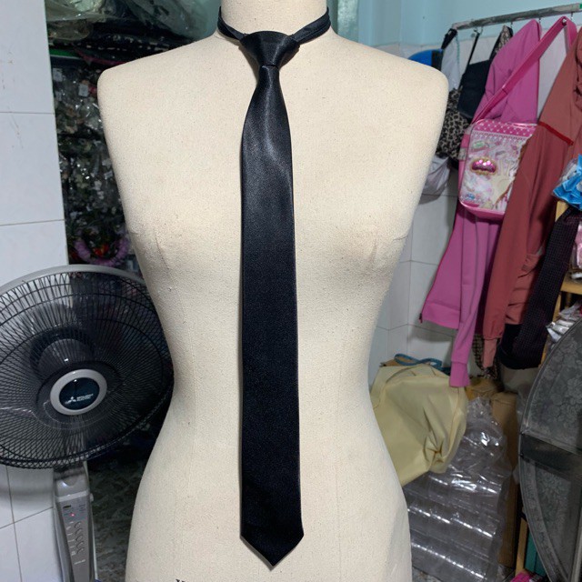 Cà vạt nam dây kéo - cà vạt bản nhỏ 5cm dây kéoTH