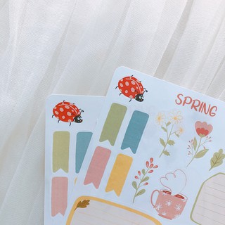 Bullet journal sticker - mùa xuân