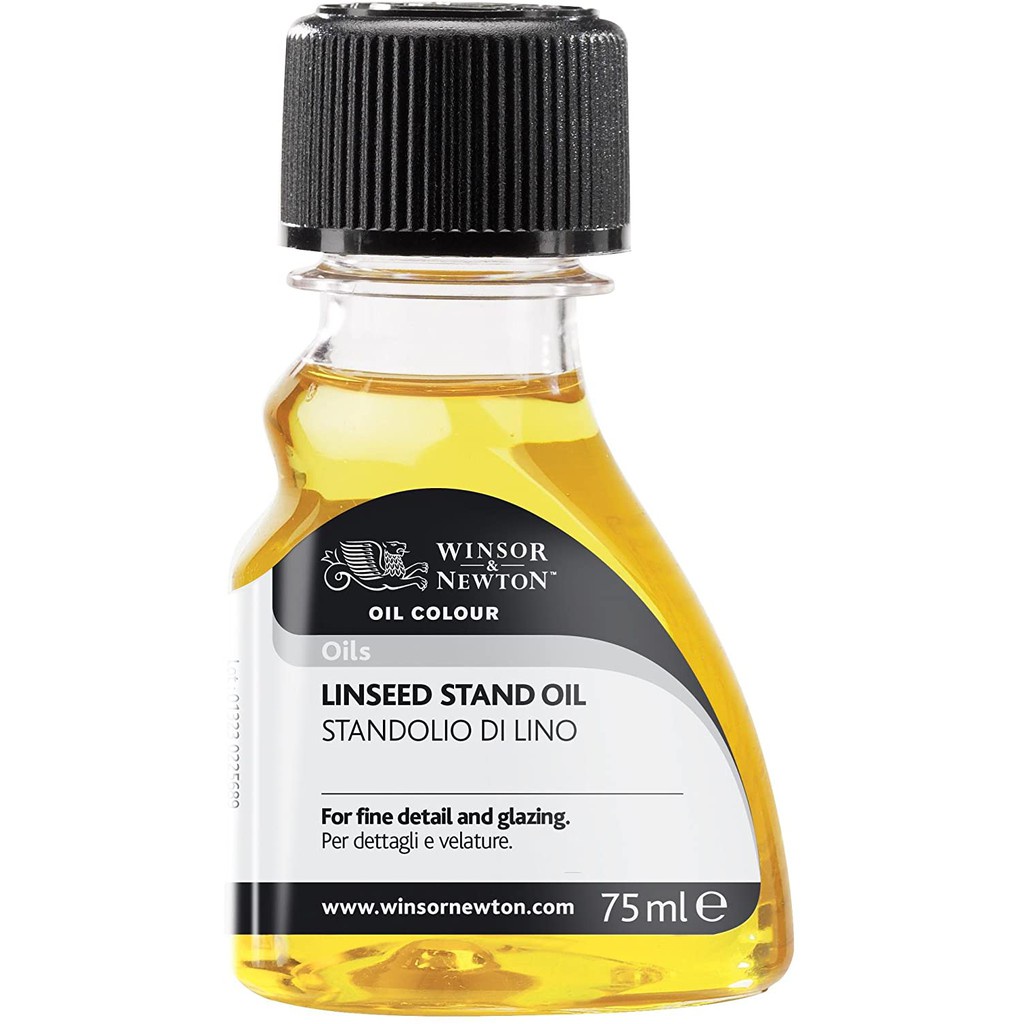Dầu lanh đọng Winsor & Newton LINSEED STAND OIL chai 75ml dùng cho sơn dầu