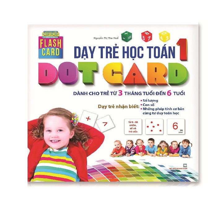 Flashcard - Dạy trẻ học Toán Dot card tập 1 (hộp)
