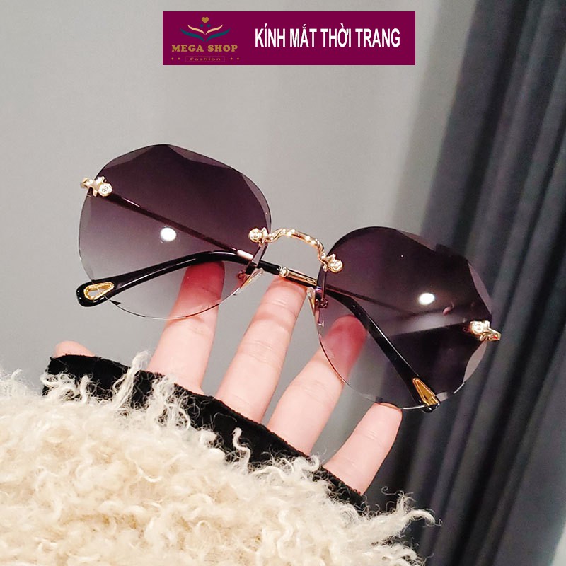 Kính râm Hàn Quốc dành cho nữ chống tia cực tím, gọng kim loại style phong cách trẻ trung, sang chảnh