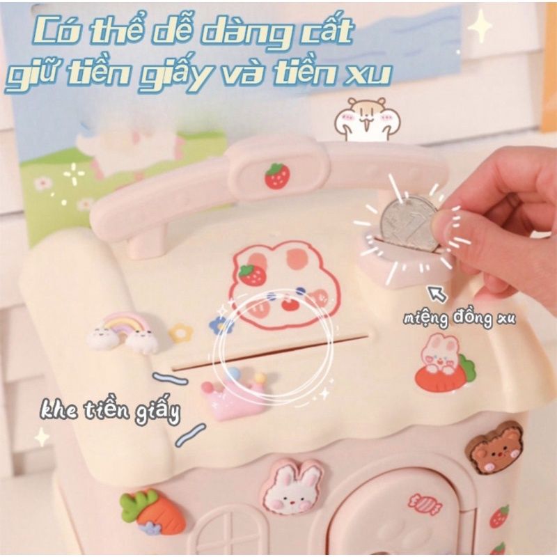 ỐNG ĐỰNG TIỀN HÌNH NGÔI NHÀ MINI SIÊU CUTE