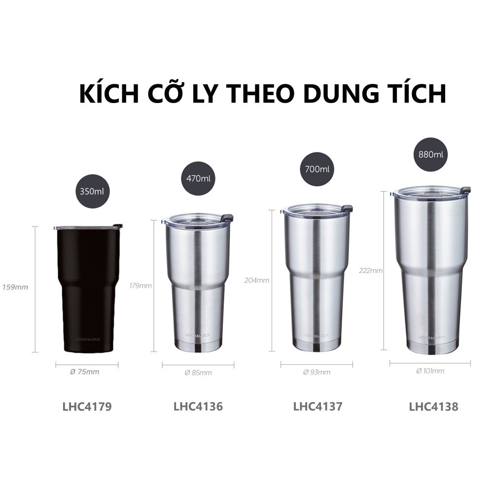 Ly giữ nhiệt SWING TUMBLER-size lớn- 700ML- có sẵn 3 màu [LHC4137]