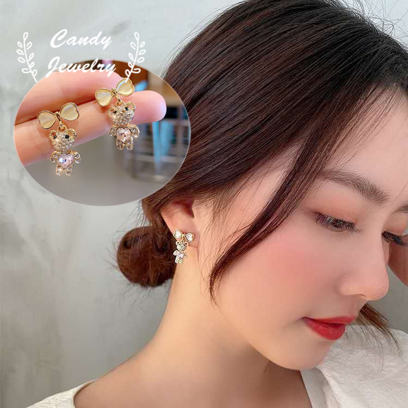 Bông tai MANYUE hình nơ thời trang cho nữ