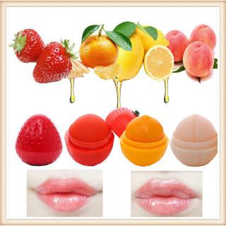 Son dưỡng ẩm thiết kế hình quả cầu tinh chất trái cây tự nhiên nhỏ gọn xinh xắn