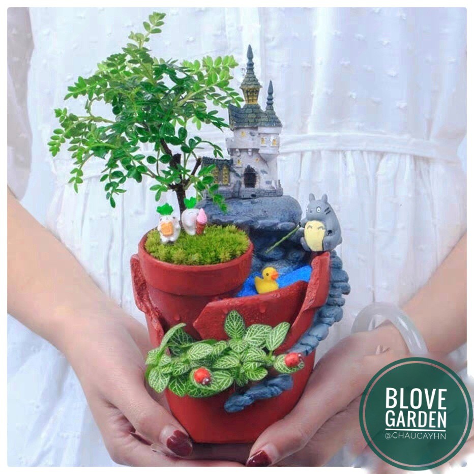 Tiểu cảnh trang trí - Củ cải trắng ham ăn làm phụ kiện trang trí terrarium, cây cảnh, cây để bàn làm mô hình xinh xắn