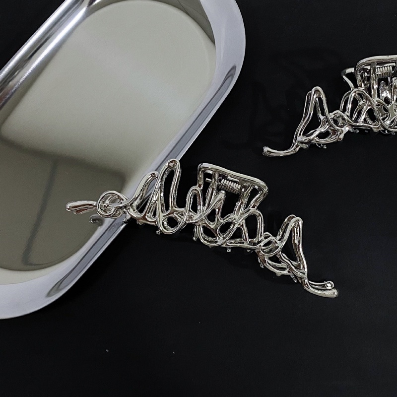 Kẹp Tóc Kim Loại Kiểu Hình Học Phong Cách vintage Thanh Lịch Cho Nữ