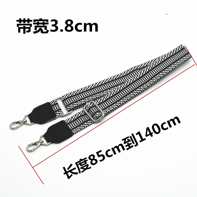 Dây Đeo Vai Thay Thế Bằng Vải Cotton Cotton Có Thể Điều Chỉnh Dành Cho Túi Đeo Chéo