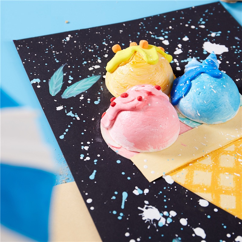 Đồ chơi khoa học giáo dục sáng tạo mô hình que kem làm thủ công bằng giấy cho bé | Giáo cụ Montessori, Stem, DIY