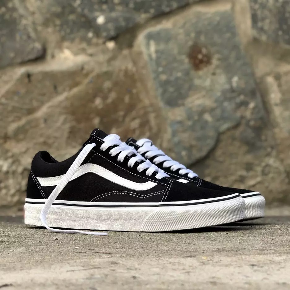 Giày chính hãng Vans Old Skool Classic 'Black White' - VN000D3HY28