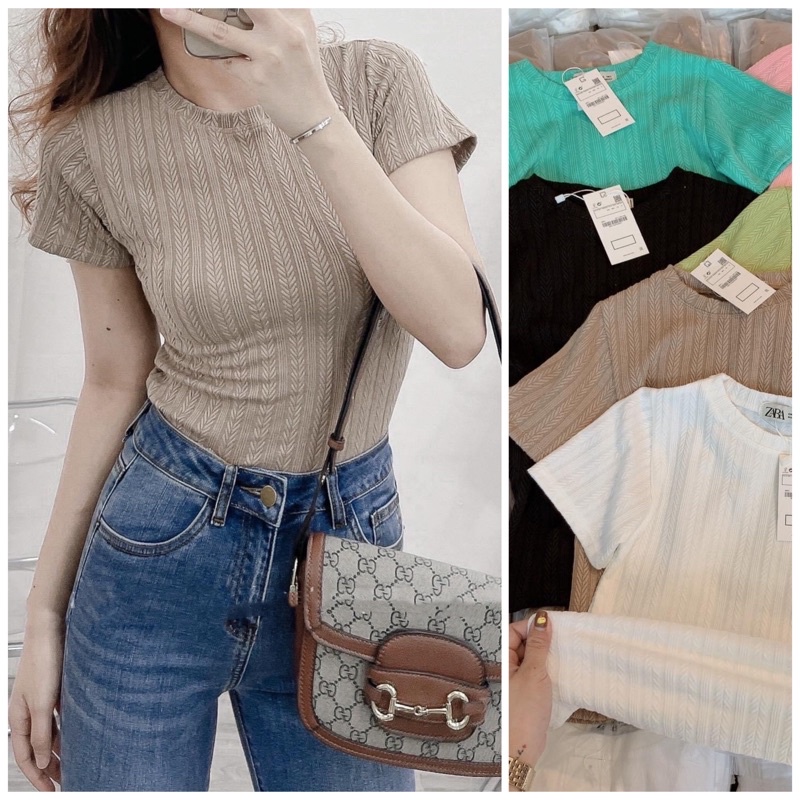 Áo Thun Ôm Nhẹ Co Giãn