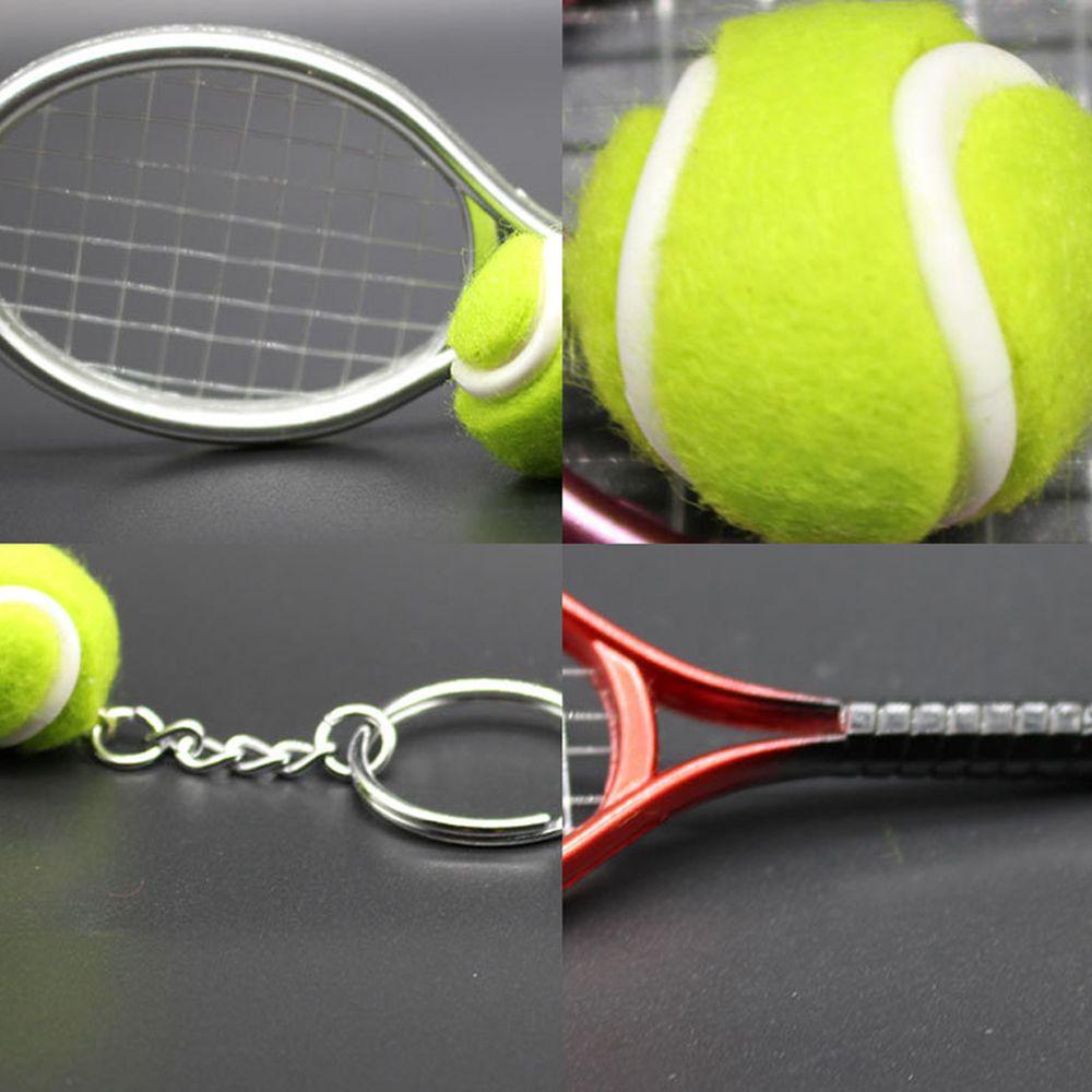 Móc Khóa Hình Vợt Tennis 6 Màu Sắc Sáng Tạo