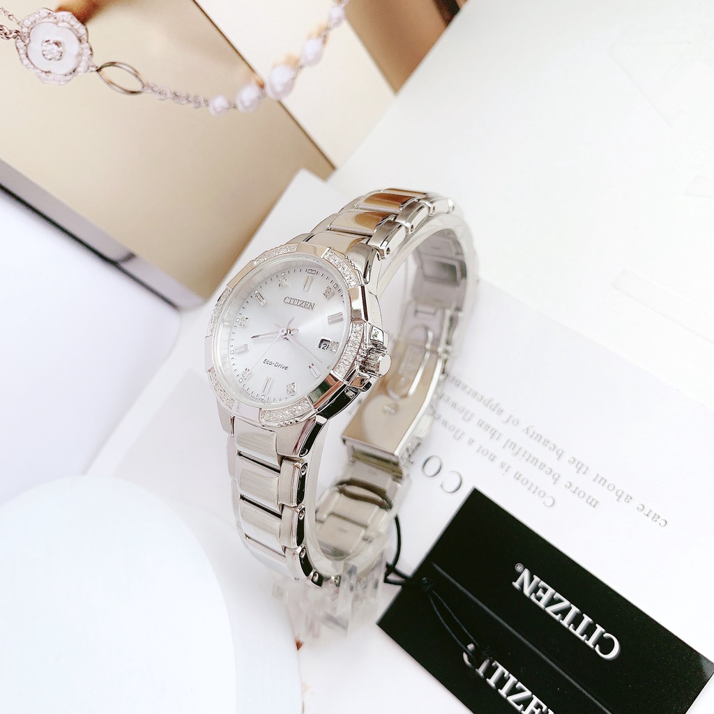Đồng hồ nữ dây thép Citizen EW2460 56A Riva Woman