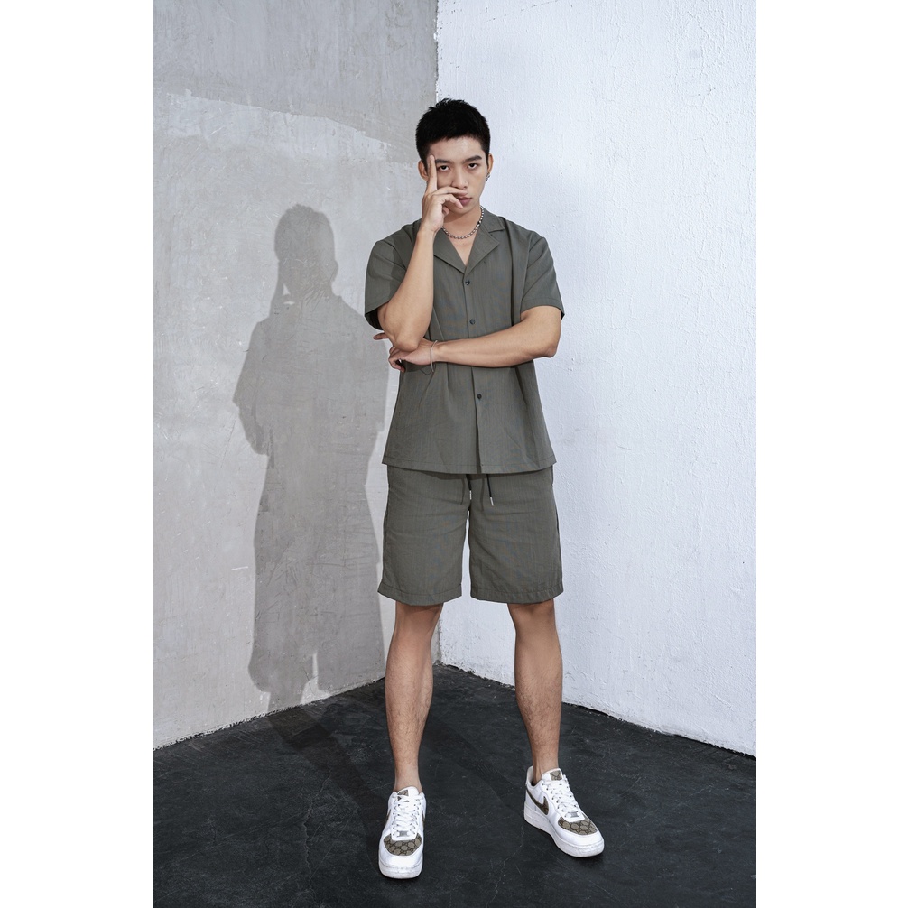 LN SUMMER SET - Set quần áo đi biển màu xanh dành cho nam